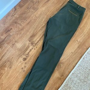 Lululemon Size 33 Olive Green Straight Fit Pants